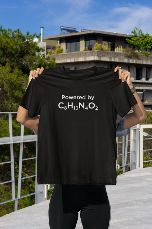 Caffeinated Printed T-Shirt - Black