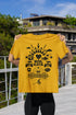 Fatafati Kolkata Printed T-Shirt - Mustard Yellow