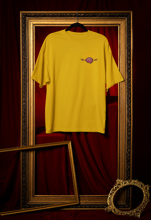 Inner Cosmos Printed T-Shirt - Yellow