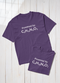 Caffeinated Printed T-Shirt - Purple