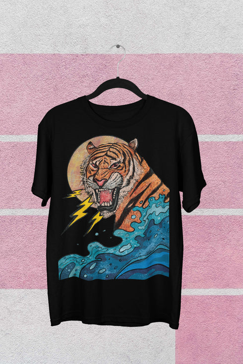 Beast Printed T-Shirt - Black