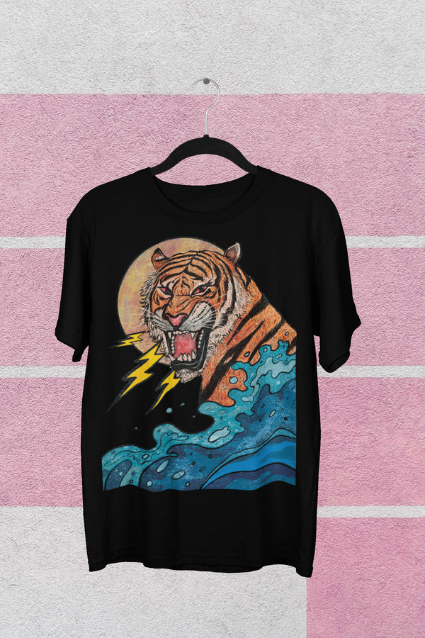 Beast Printed T-Shirt - Black