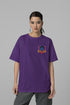 Buri Nazar Waale Printed T-Shirt - Purple