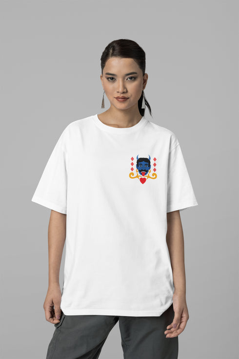Buri Nazar Waale Printed T-Shirt - White