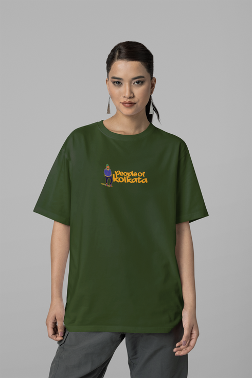 People Of Kolkata Printed T-Shirt - Green