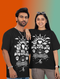 Fatafati Kolkata Printed T-Shirt - Black