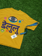 Delulu Printed T-Shirt - Mustard Yellow