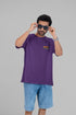Beast Printed T-Shirt - Purple