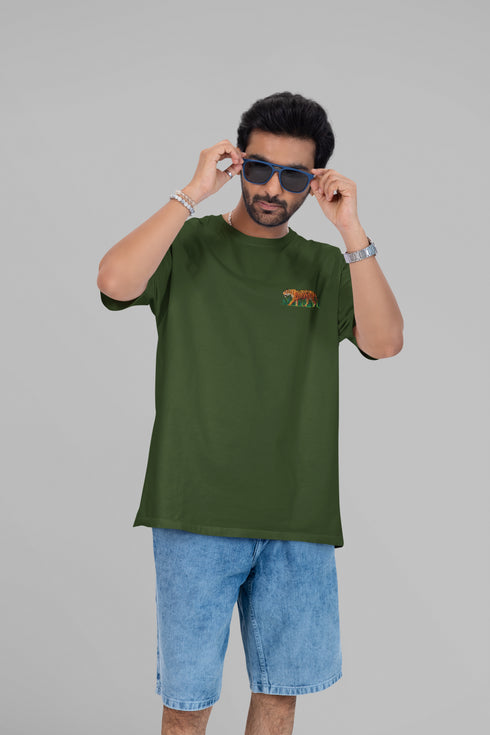 Beast Printed T-Shirt - Green