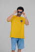 Buri Nazar Waale Printed T-Shirt - Mustard Yellow