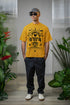 Aamchi Mumbai Printed T-Shirt - Mustard Yellow