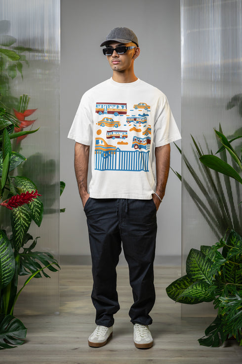 Monday To Friday Printed T-Shirt - White