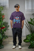 Delulu Printed T-Shirt - Purple