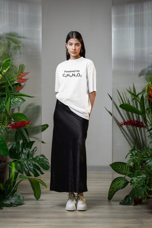 Caffeinated Printed T-Shirt - White