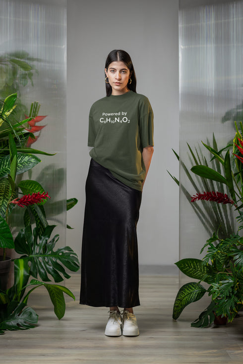 Caffeinated Printed T-Shirt - Green