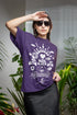 Fatafati Kolkata Printed T-Shirt - Purple