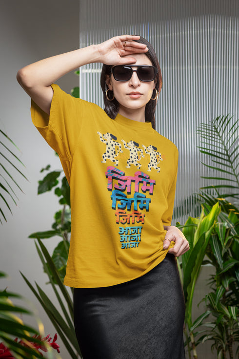 Jimmy Jimmy Printed T-Shirt - Mustard Yellow