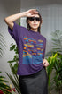 Monday To Friday Printed T-Shirt - Purple