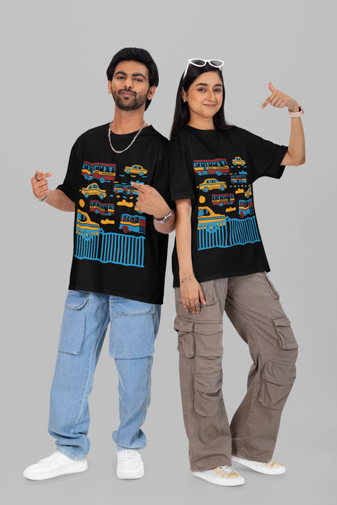 Monday To Friday Printed T-Shirt - Black