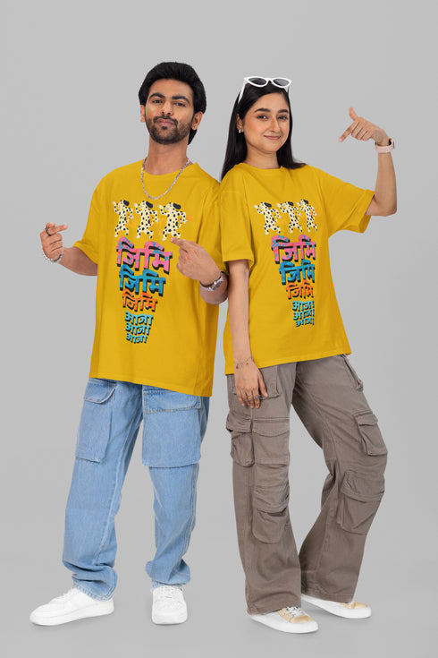 Jimmy Jimmy Printed T-Shirt - Mustard Yellow