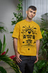 Aamchi Mumbai Printed T-Shirt - Mustard Yellow