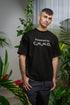 Caffeinated Printed T-Shirt - Black
