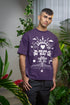 Aamchi Mumbai Printed T-Shirt - Purple