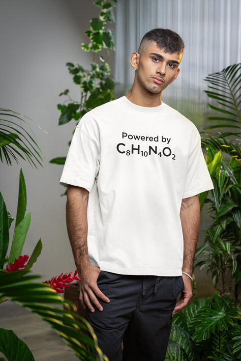 Caffeinated Printed T-Shirt - White