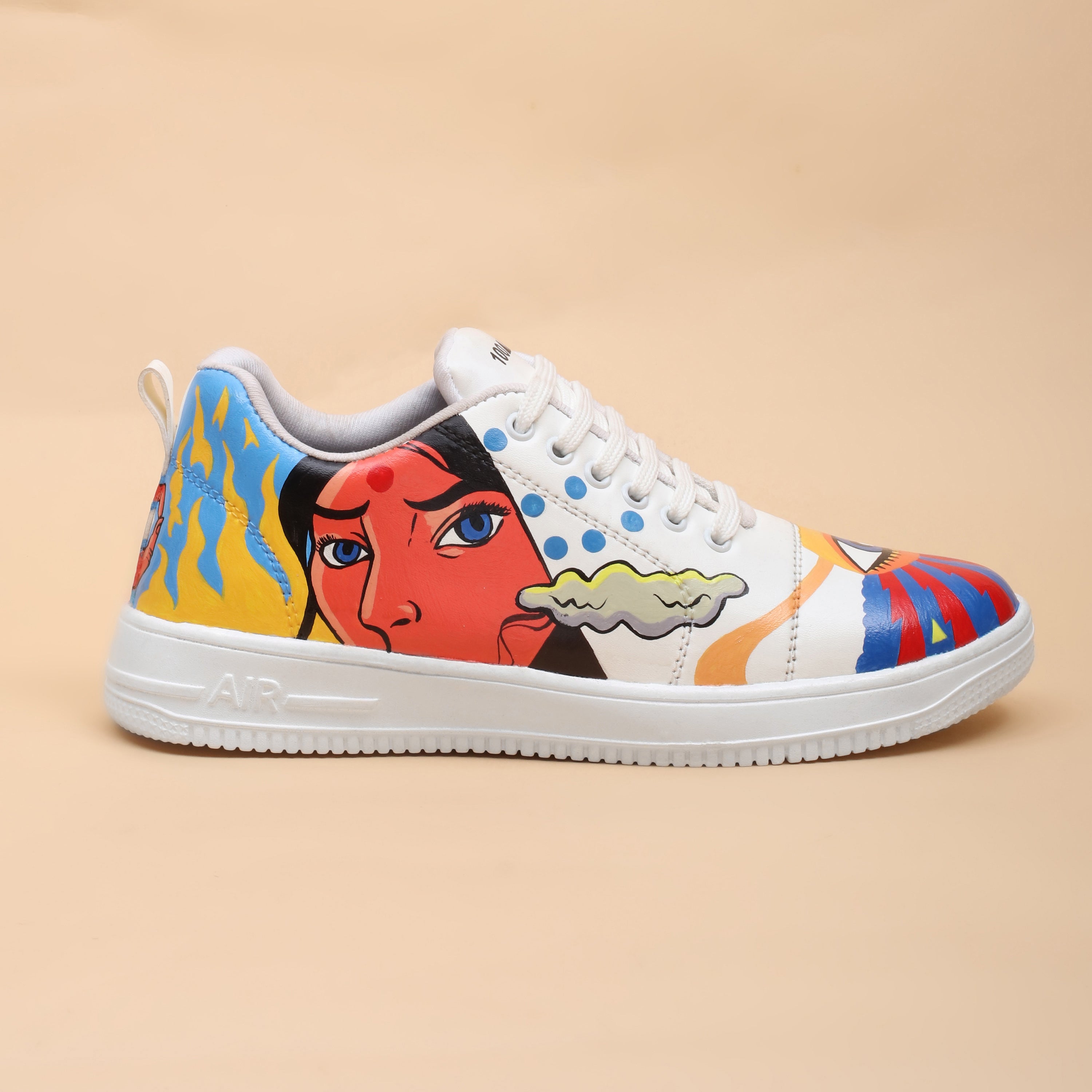Hand-Painted Sneakers - Pop-Art