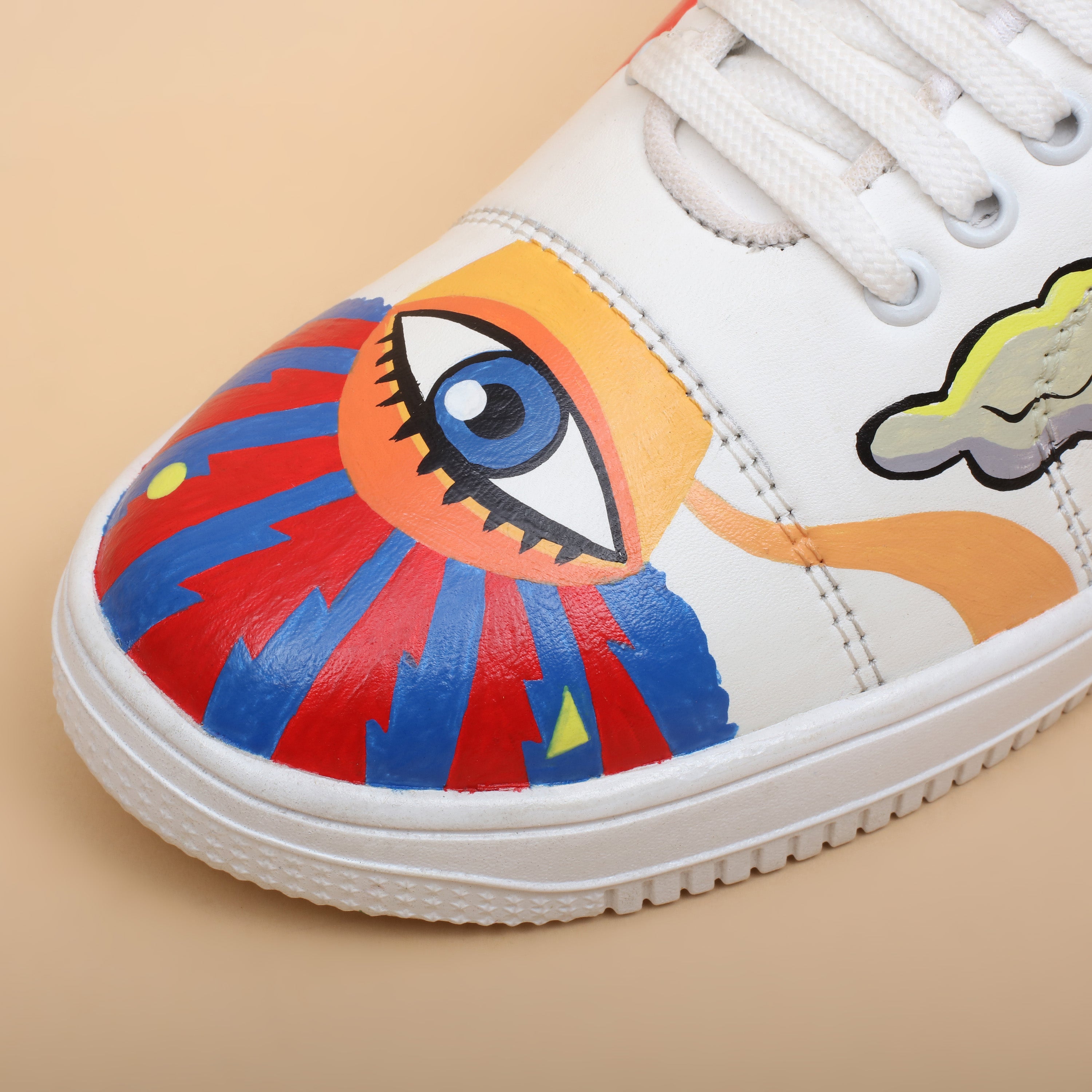 Hand-Painted Sneakers - Pop-Art