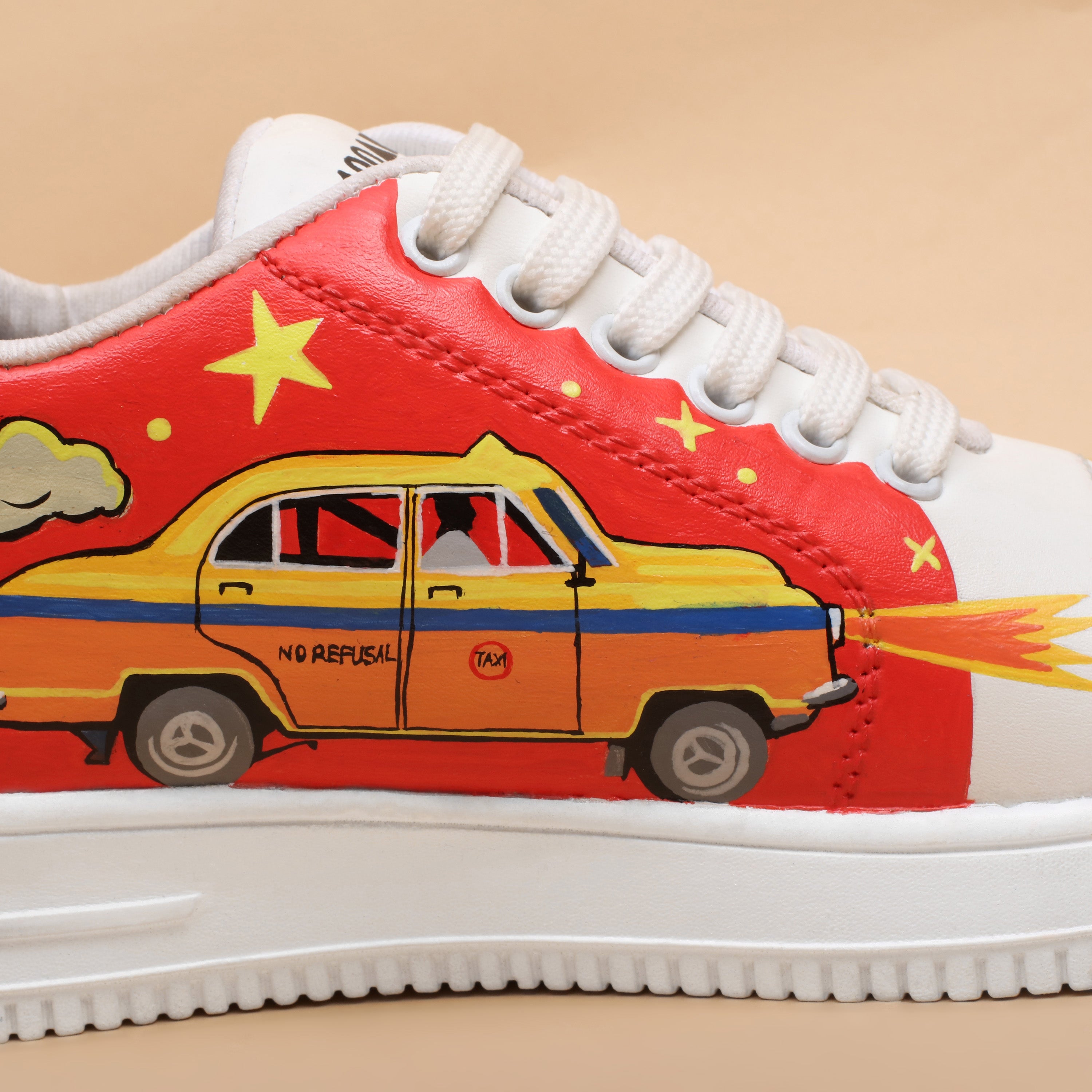 Hand-Painted Sneakers - Pop-Art