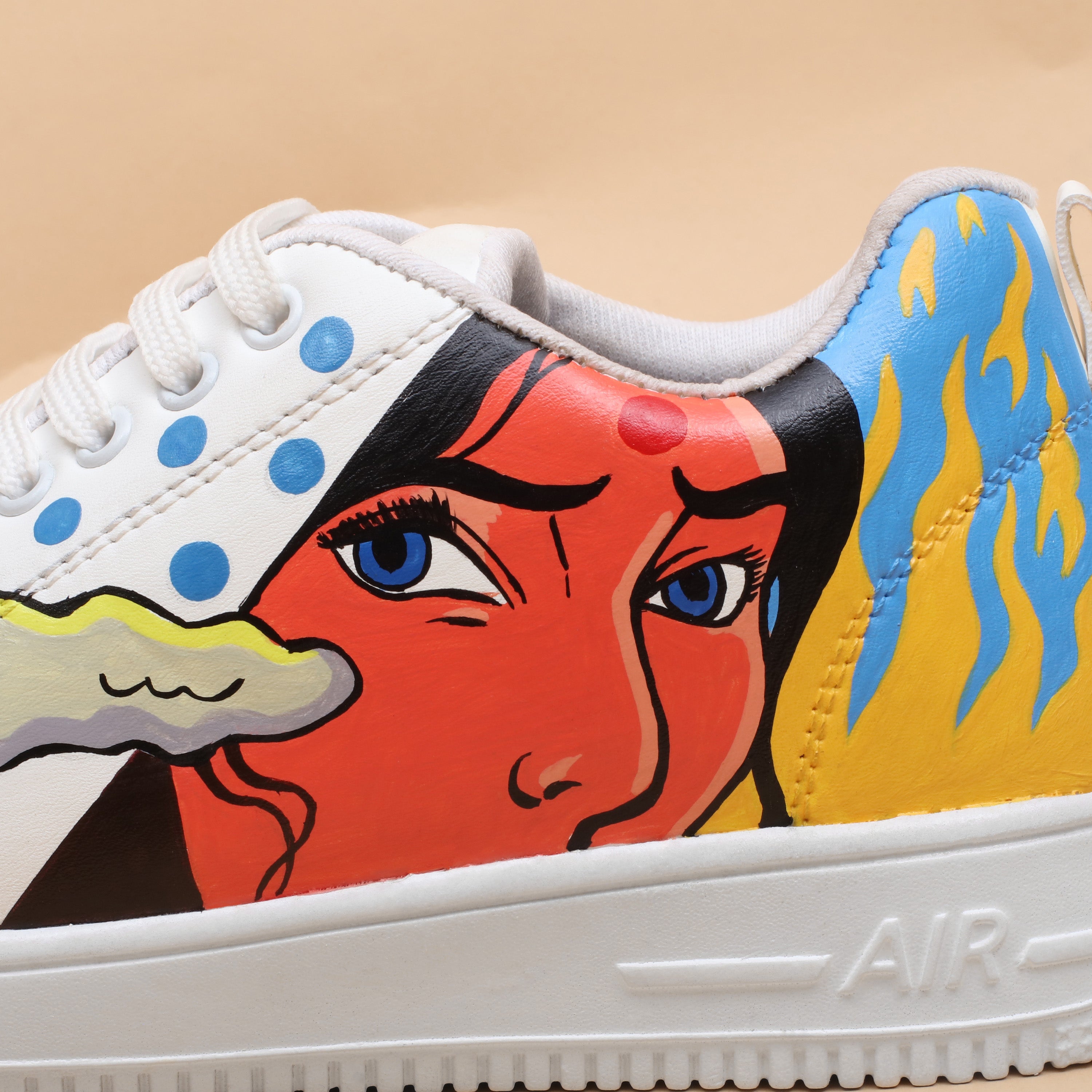 Hand-Painted Sneakers - Pop-Art
