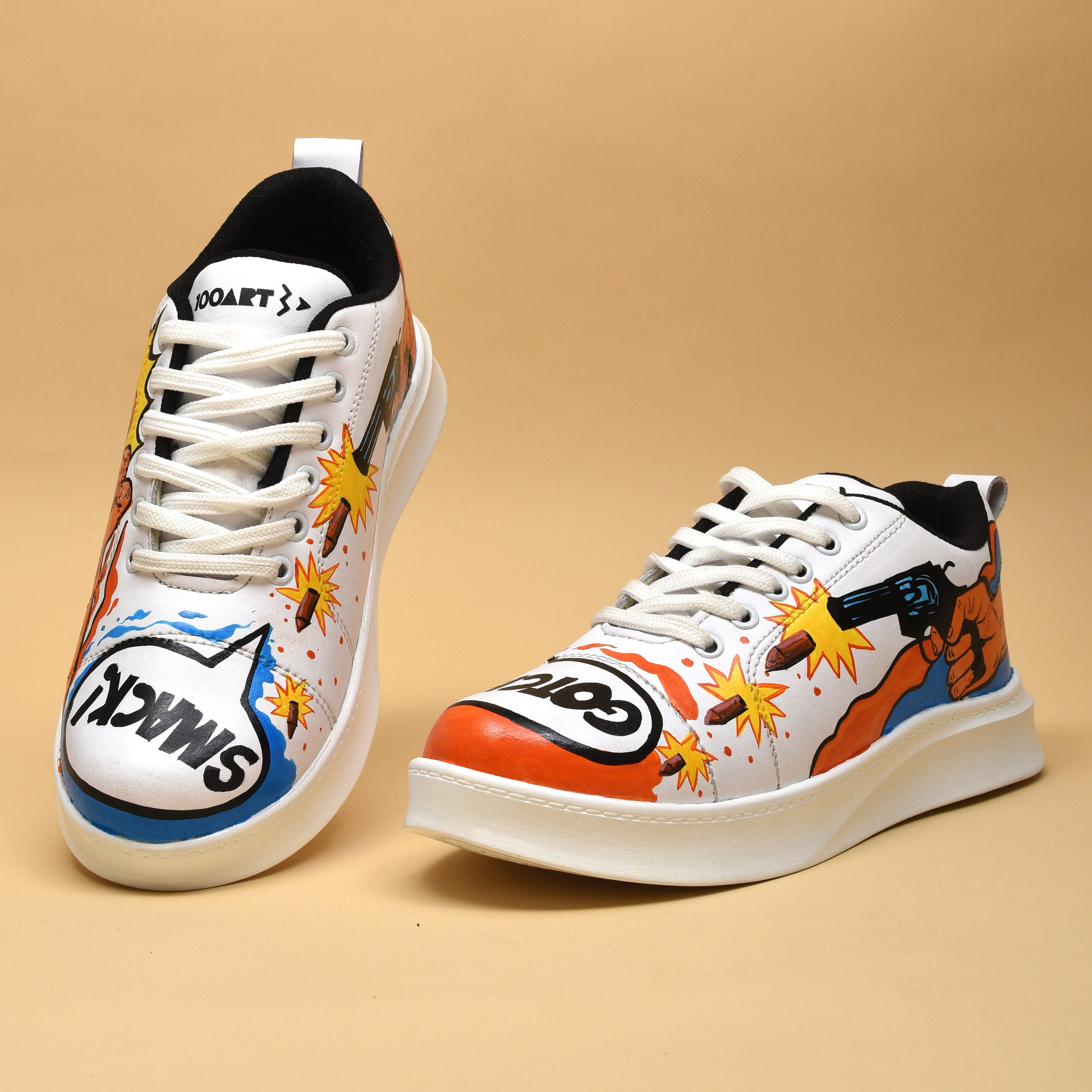 Hand-Painted Sneakers - Dhishoom