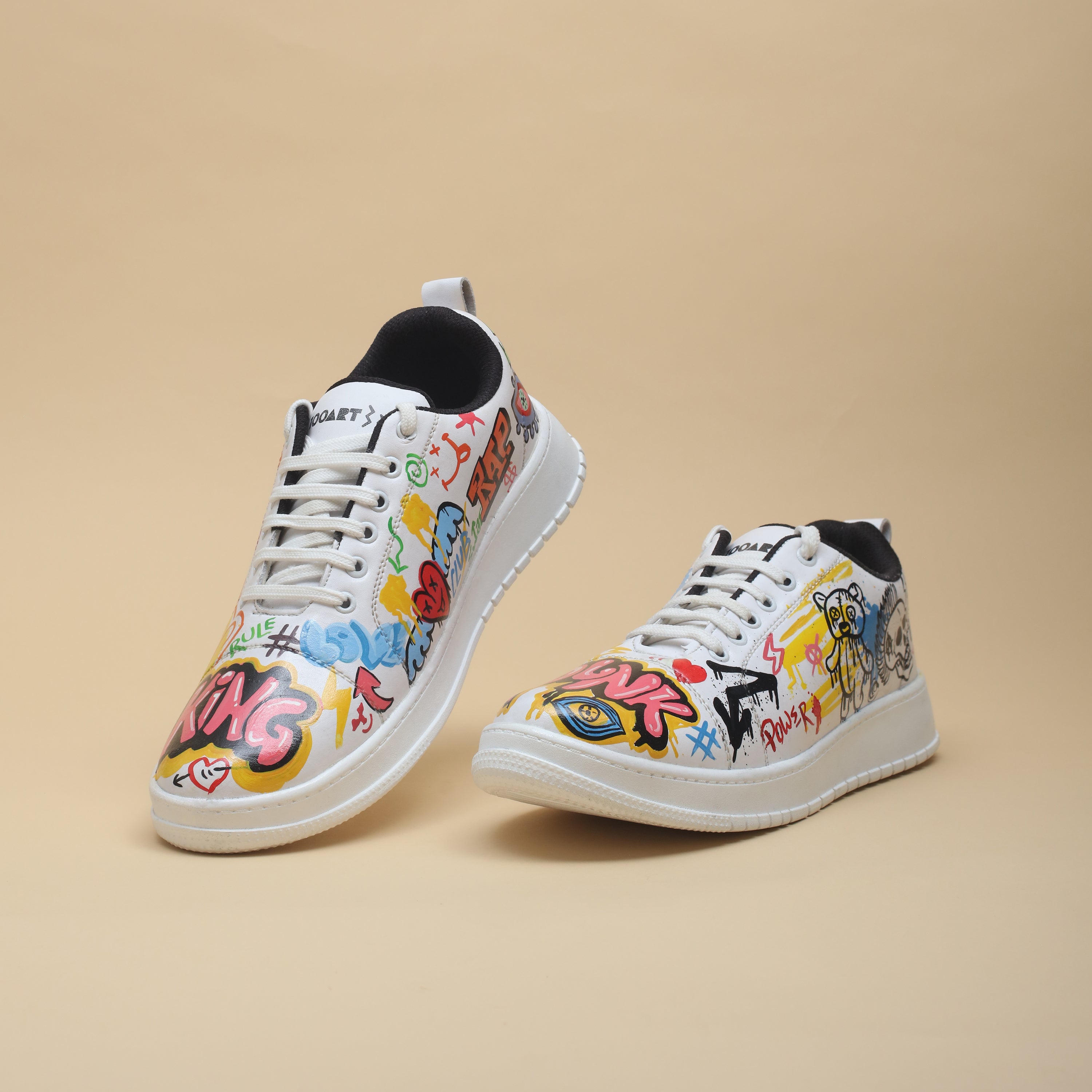 Hand-Painted Sneakers - Rebel